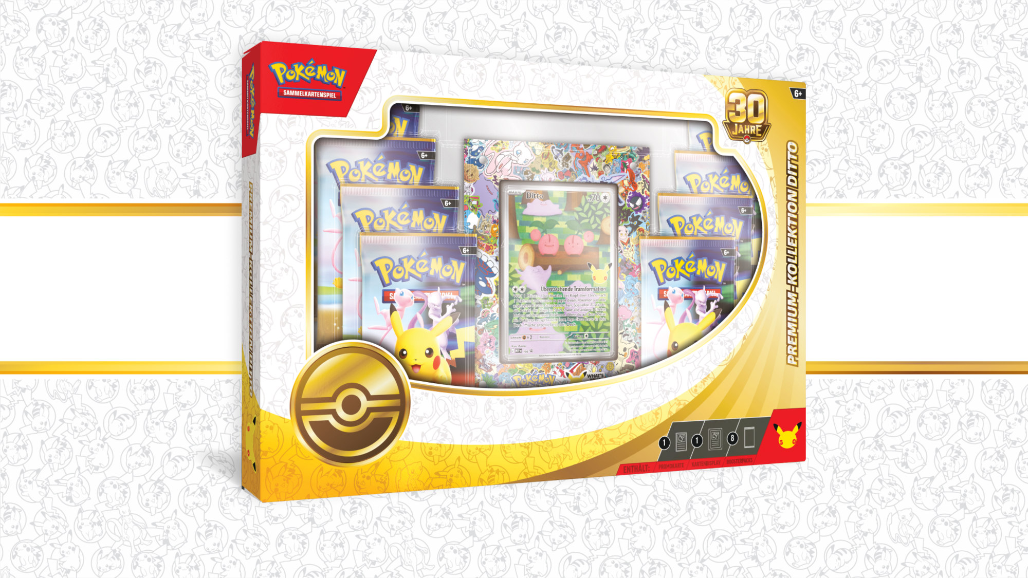 Pokémon-Sammelkartenspiel: Premium-Kollektion 30 Jahre: Ditto