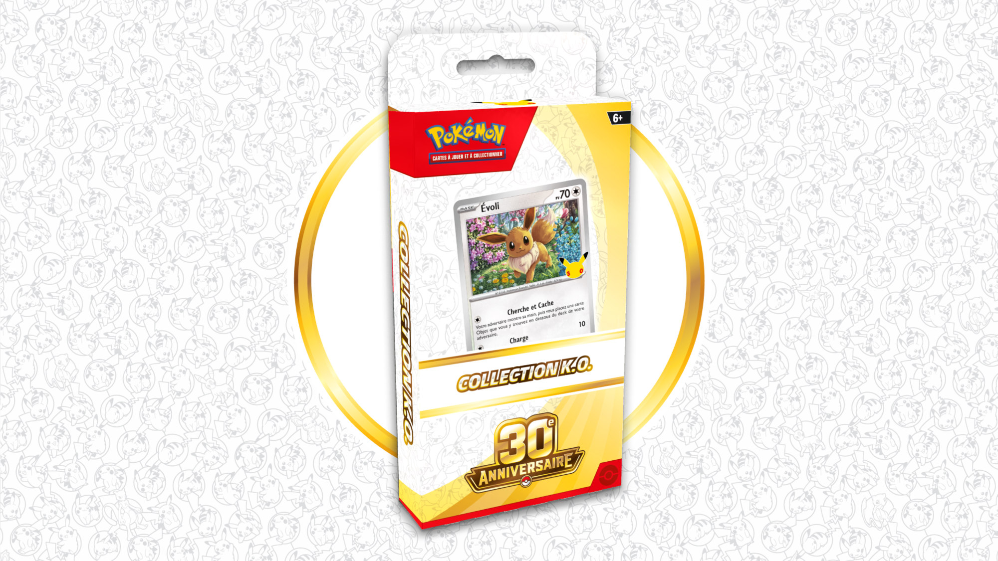 Collection K.O. officielle Évoli Pokémon 30e Anniversaire