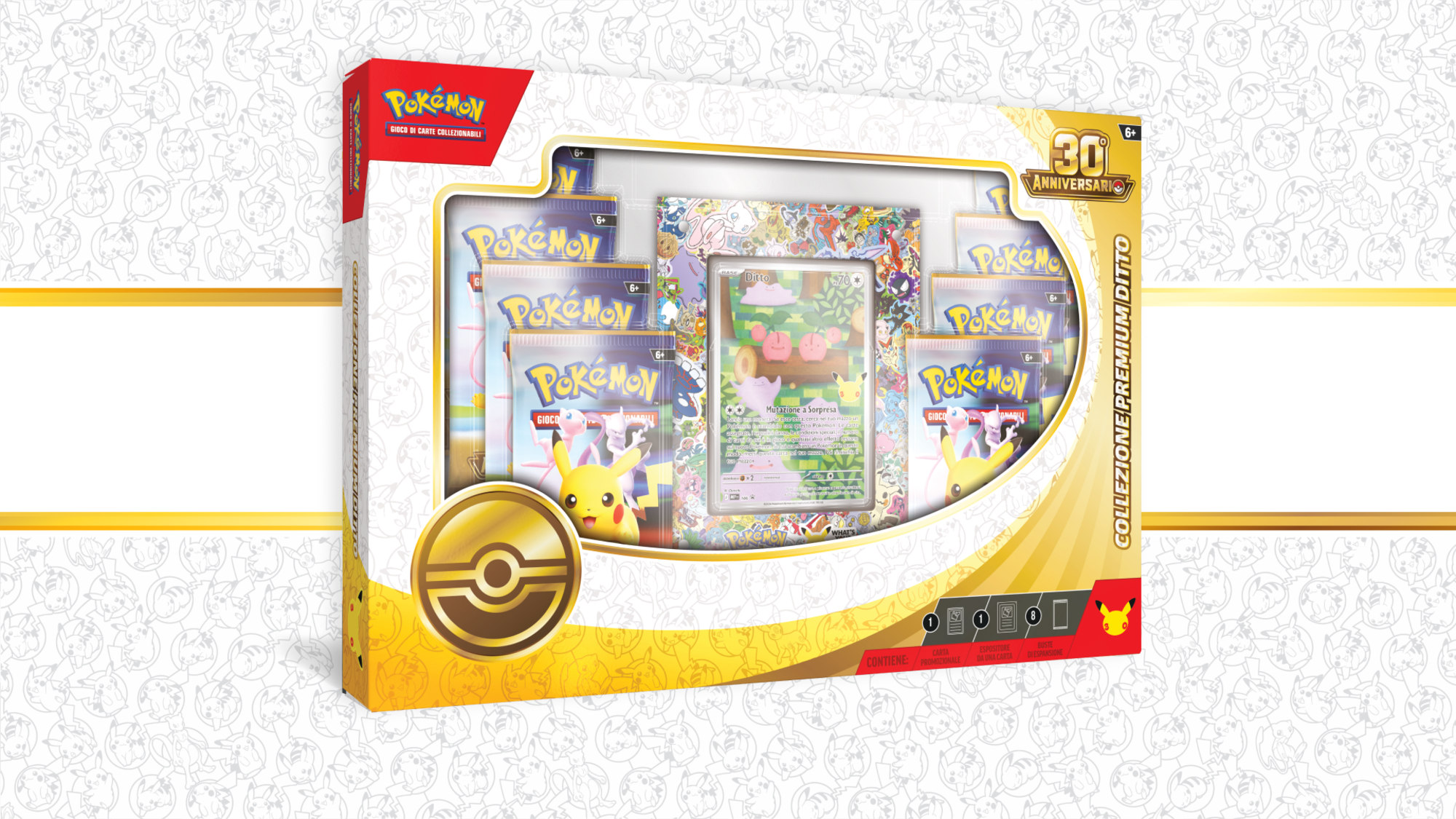 Collezione premium Ditto dell’espansione 30° Anniversario del GCC Pokémon