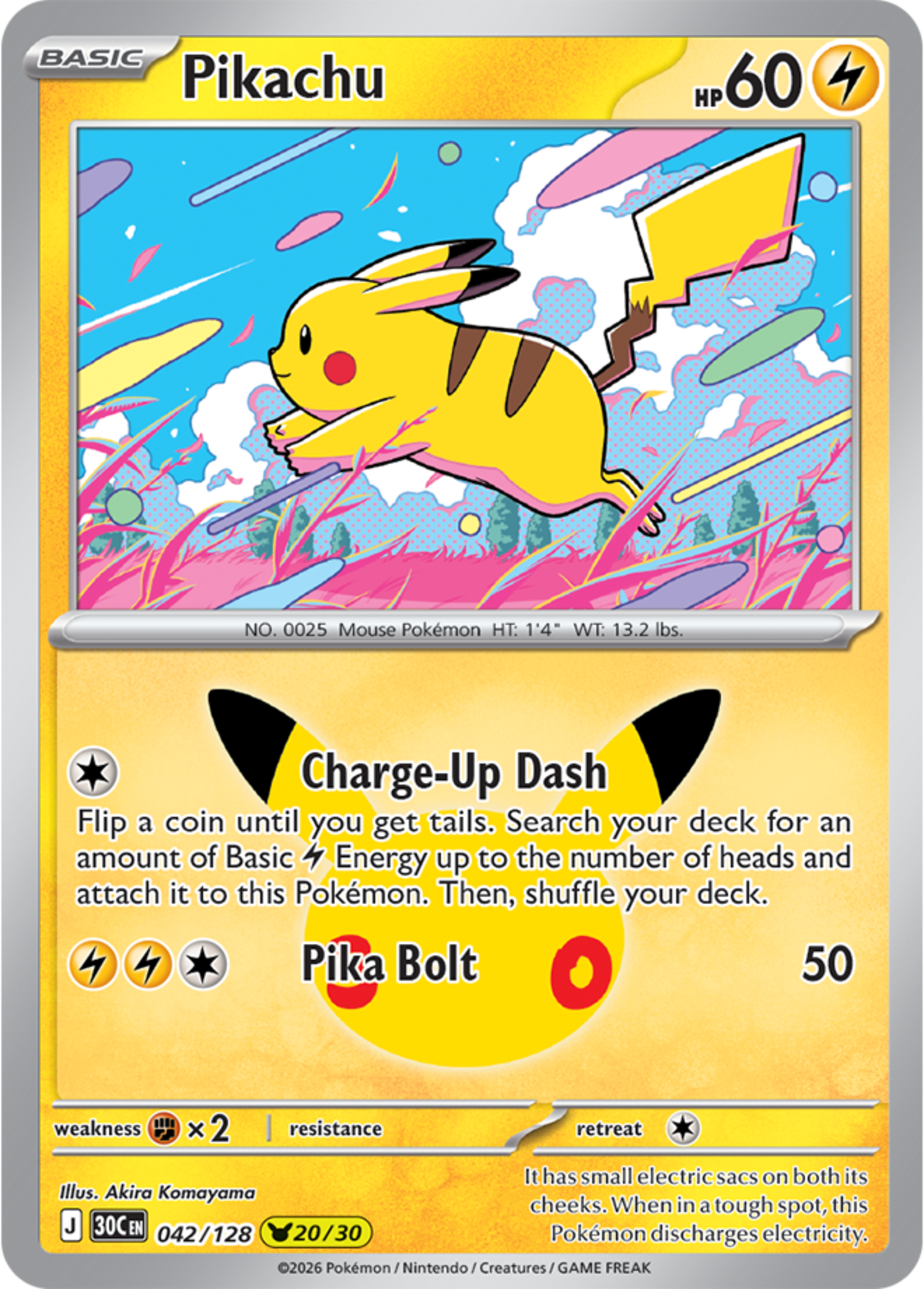 Take a Peek at Pikachu Cards from Pokémon TCG: 30th Celebration