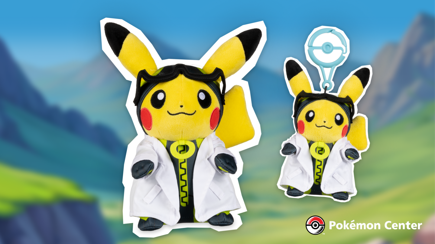Professor Willow’s Assistant Pikachu Plush Coming Soon to Pokémon Center