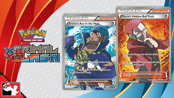 archies pokemon card Archie's ace in the hole Primal Clash Type Pokemon archie monstrosity