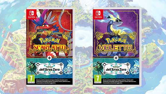 Bundle pack con Pokémon Scarlatto o Pokémon Violetto + contenuti scaricabili ora disponibili