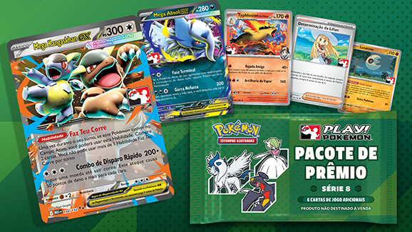 Receba Pacotes de Prêmio do Play! Pokémon — Série 8 nas Play