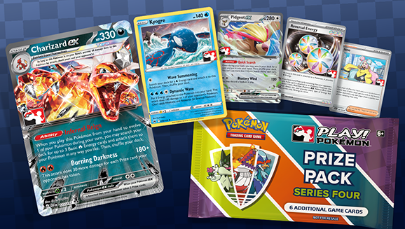 Receive Play! Pokémon Prize Packs Series Four at Your Local Game Store