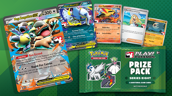 Receive Play! Pokémon Prize Pack Series Eight at Play! Pokémon Stores