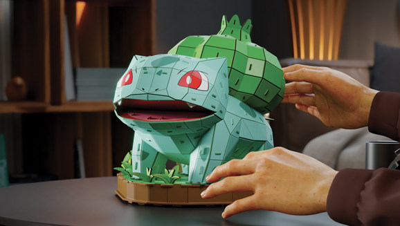 Puzzle 3D De Squirtle Pokémon – 180 Piezas De Espuma Rígida – Figura De 23,7 Cm Para Exhibir – Maqueta 4D Build – Regalo Para Fans +12 Años