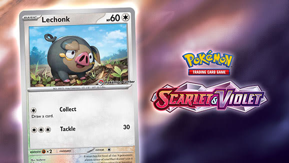 where to preorder pokemon cards Preorder Pokémon TCG: Scarlet & Violet Products and Obtain a Pokémon  Center-Exclusive Foil Card Featuring Lechonk