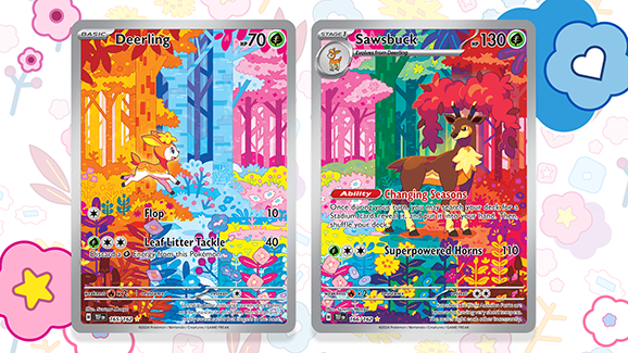 Experience Flowery Artwork in the Pokémon Trading Card Game