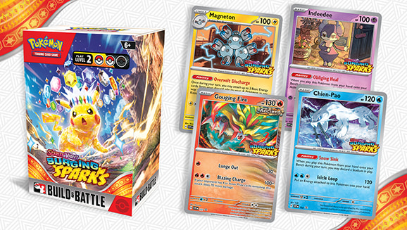 surging sparks booster box promo Pokemon Scarlet and Violet 8 (SV08) - ALL IN ONE Bundle condition markers Best Pokmon TCG Surging Sparks