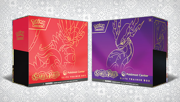 Exclusive Pokémon TCG: Scarlet & Violet Elite Trainer Boxes at the
