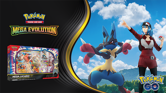 Celebrate the Pokémon TCG: Mega Lucario ex Figure Collection with