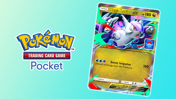 pokemon event card Pokémon Trading Card Game Pocket Mega Latios ex Drop Event