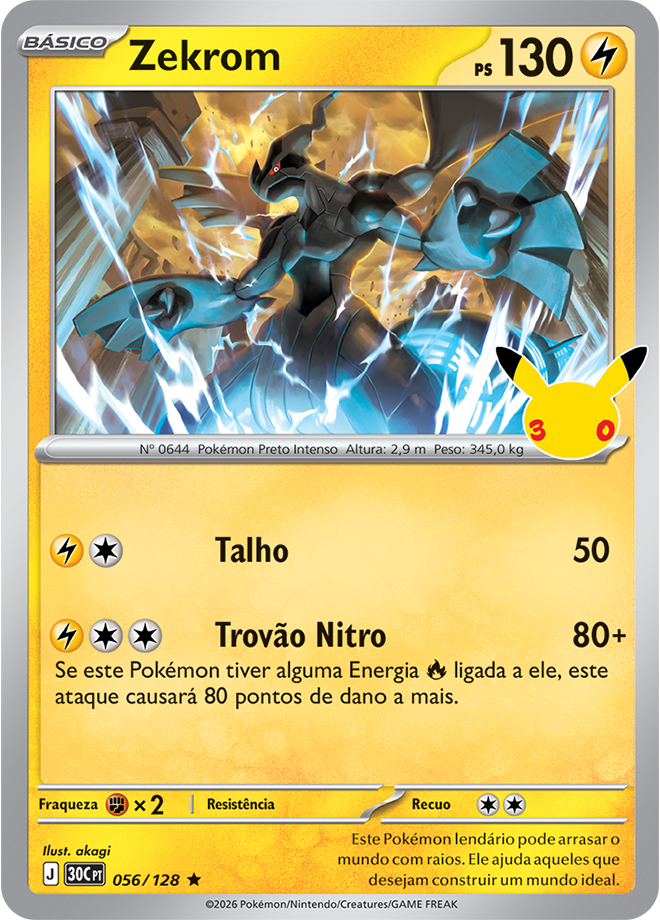 Zekrom — carta Pokémon TCG