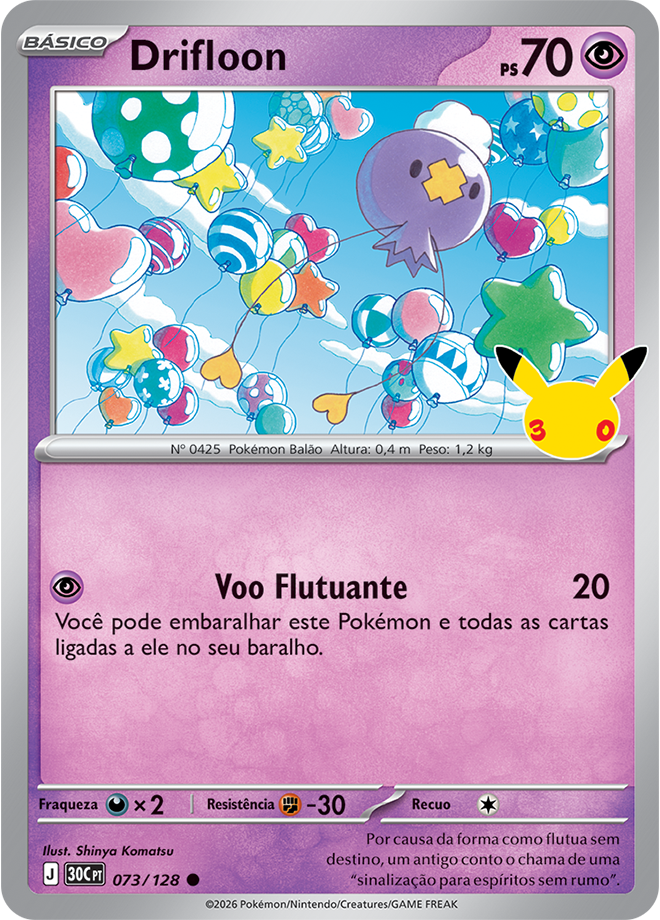 Drifloon — carta Pokémon TCG