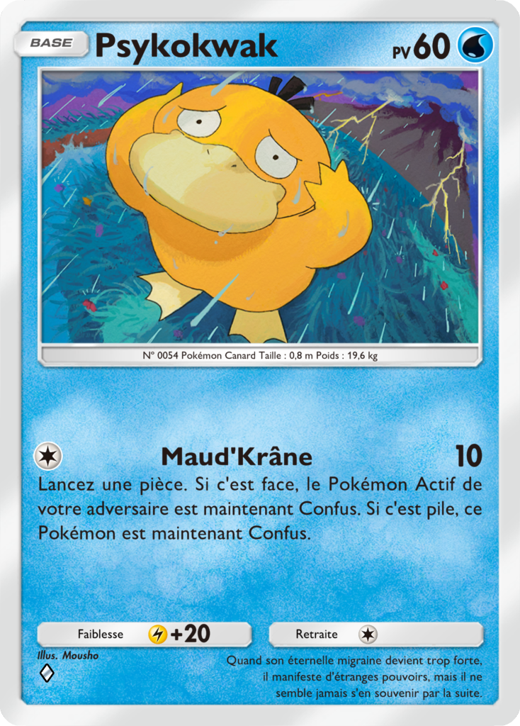 Carte Psykokwak de Pokémon Pocket Domination Céleste