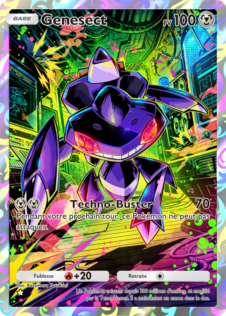 Carte Genesect de Pokémon Pocket Domination Céleste