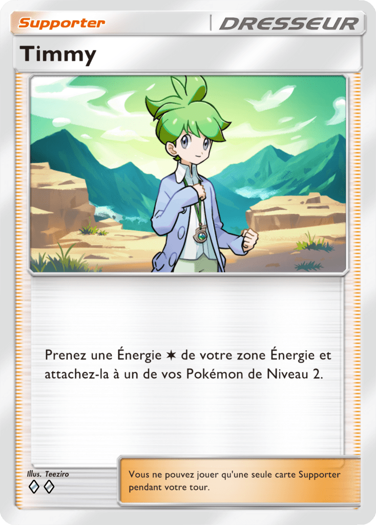 Carte Dresseur Timmy de Pokémon Pocket Domination Céleste