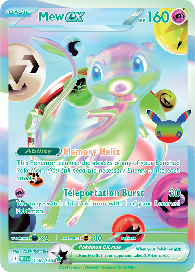 The Pokémon TCG: 30th Celebration Expansion Is Available Now