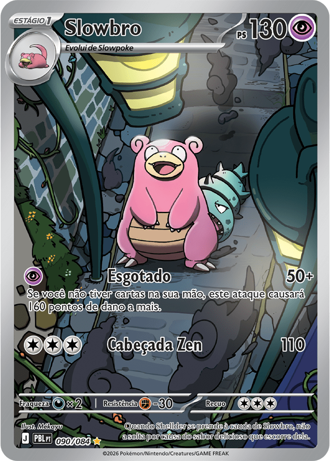 Slowbro Pokémon TCG Megaevolução Escuridão Absoluta