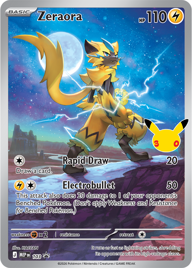 Featured card from Pokémon TCG 30th Celebration Battle Deck