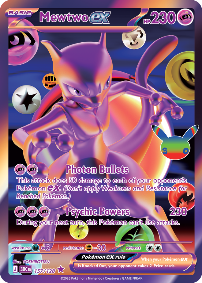mewtwo strikes back pokemon cards Like It Never Happened 40 Holo Topps Pokmon Movie Mewtwo Strikes Back HP