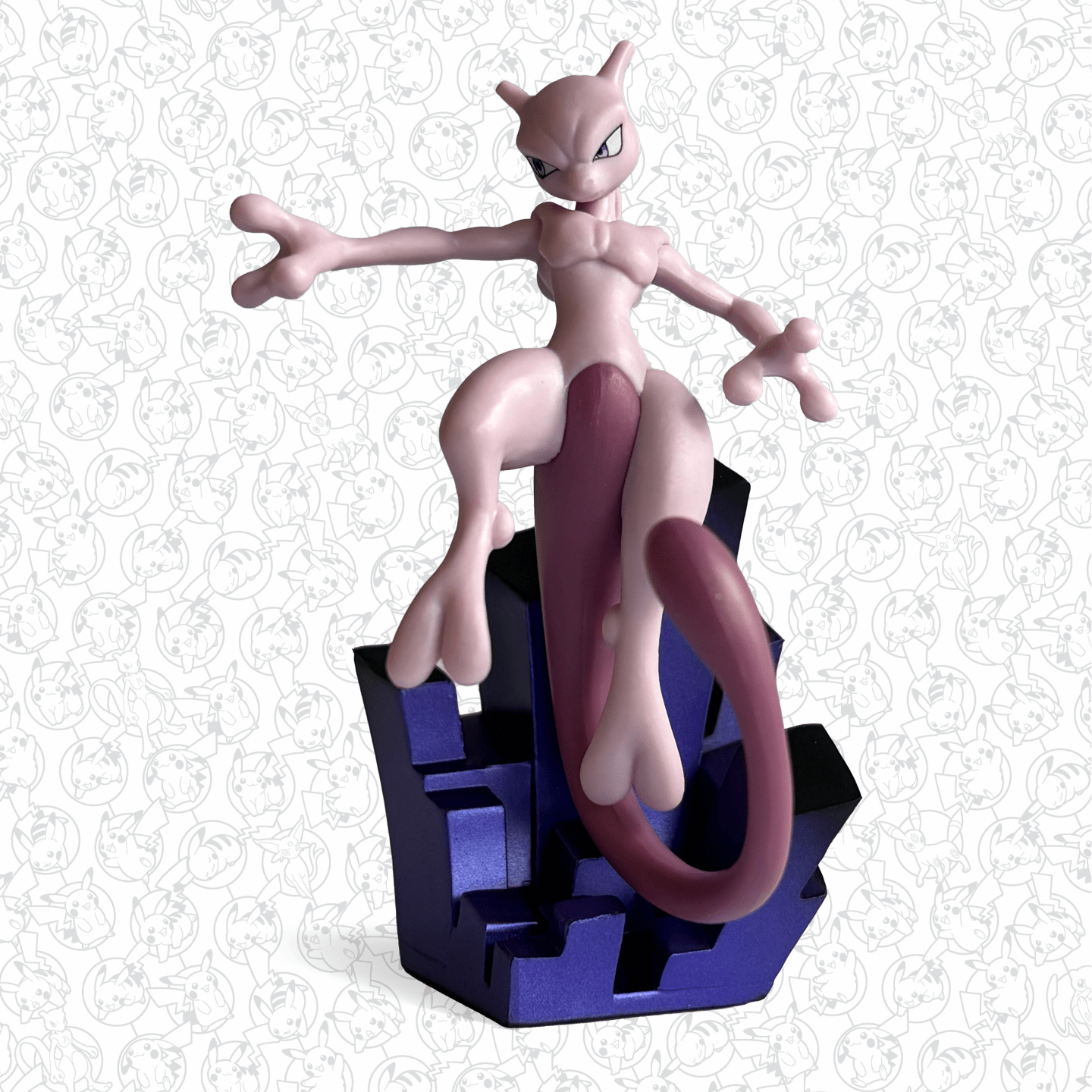 Mewtwo figure from Pokémon TCG 30th Celebration Figure Collection