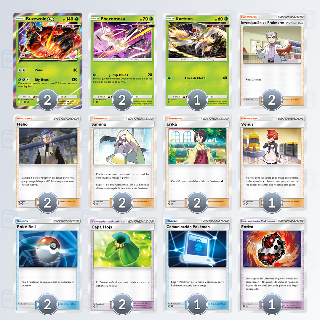JCC Pokémon Pocket: estrategia para la baraja de Buzzwole ex