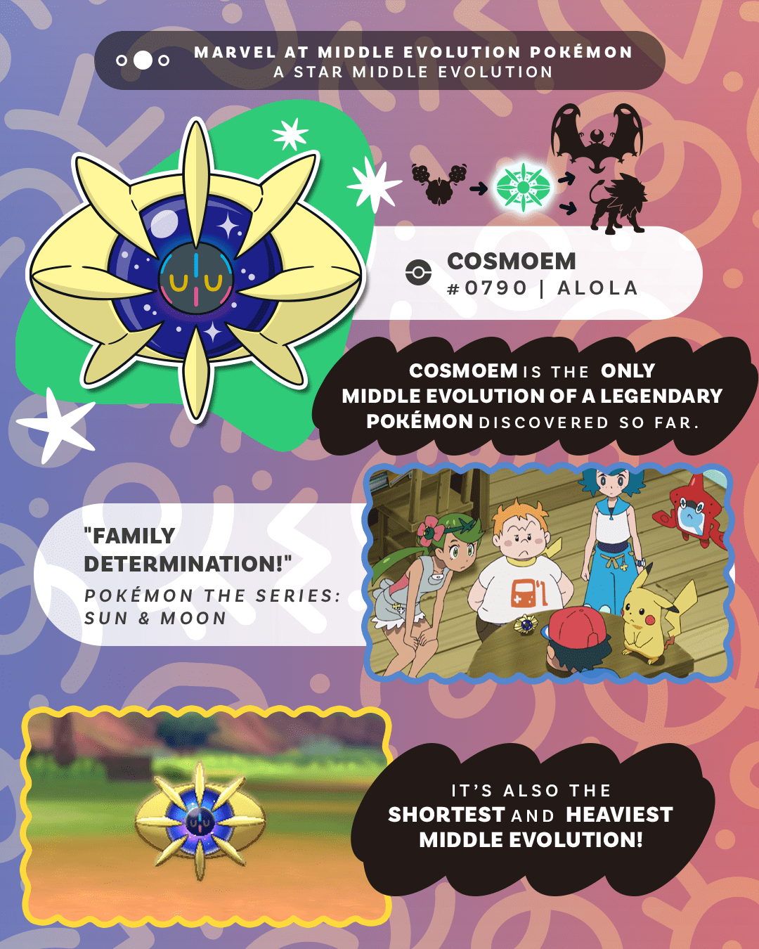 Marvel at the Middle Evolution Pokémon Infographic