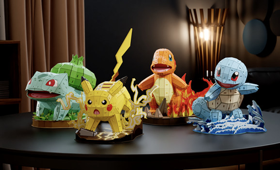 Build a Pokémon with Spin Master’s 4D Build Model Kits