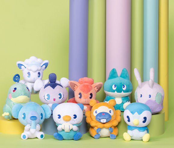 Pokémon Center Presents Pokémon Soda Pop Plush and Botanical