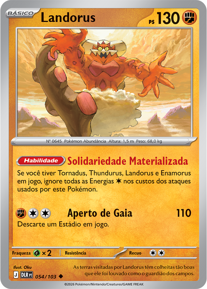 Landorus — carta Pokémon TCG