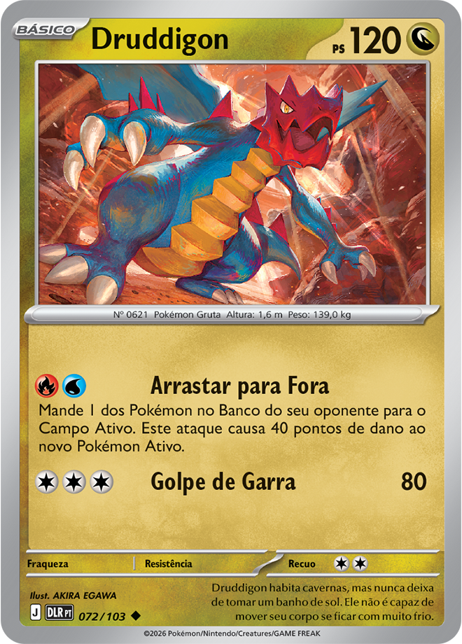Druddigon — carta Pokémon TCG