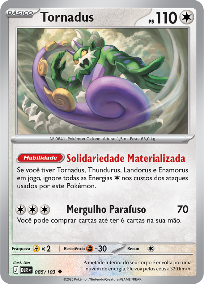 Tornadus — carta Pokémon TCG