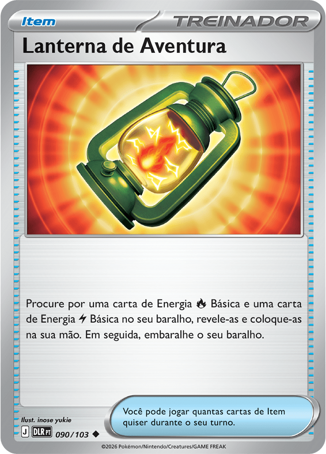 Lanterna de Aventura — carta Pokémon TCG