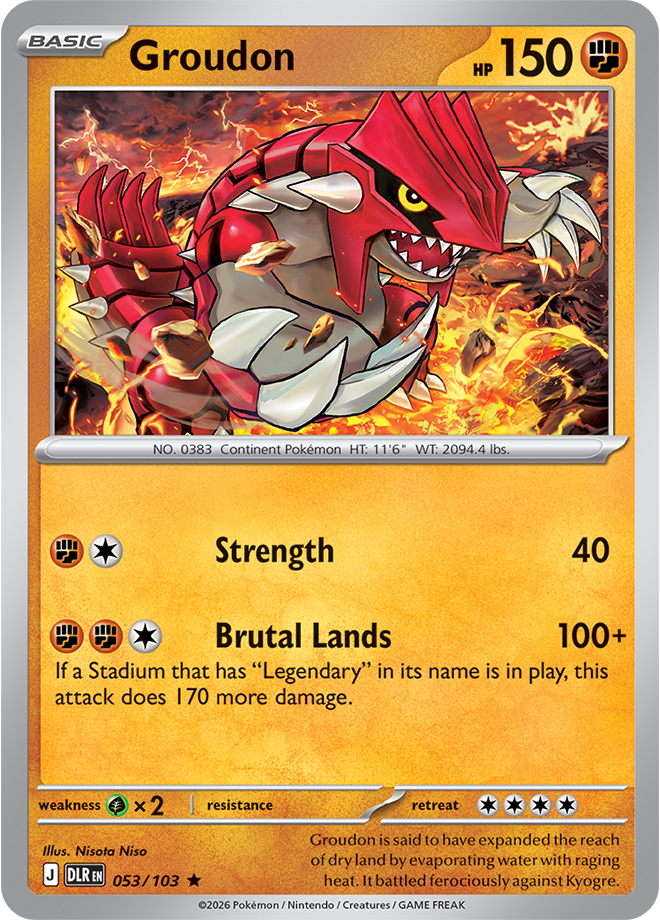 Groudon 53 Delta Reign