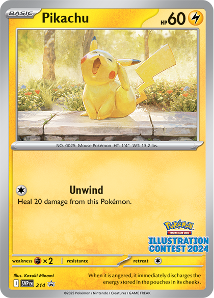 Pokémon Trading Card Game Illustration Contest 2024 Winners Promo