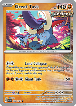ancient pokemon cards Japanese Booster Box Roar (sv4K) Shred This attacks damage isnt affected by any effects on your opponents Active Pokemon Top Competitive Cards in the