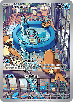 full art water pokemon cards Marill () 204/193 holofoil pattern or surface detail) More "Paradox Rift" English Cards