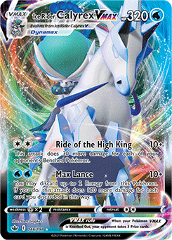 pokemon cards ice type POKÉMON CARD GAME S8b 221/184 CSR Rider Calyrex VMAX Basic Snom HP 40 Find