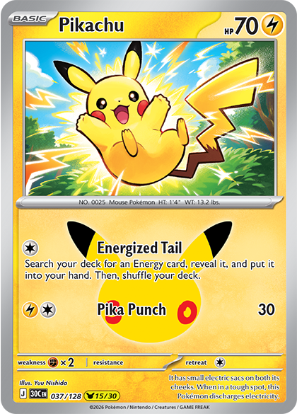 Pikachu 037/128