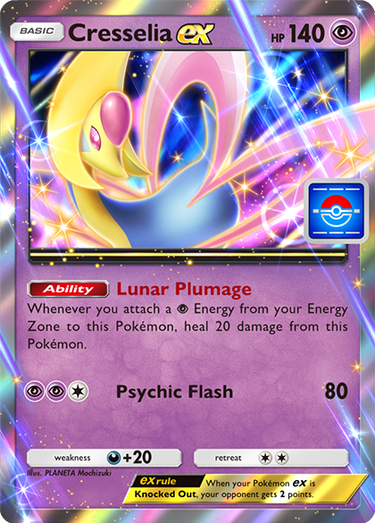 shiny cresselia pokemon card Pokémon Trading Card Game Pocket Cresselia Drop Event